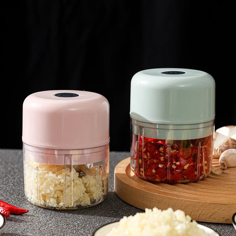 Mini Electric Garlic & Vegetable Chopper – USB Rechargeable