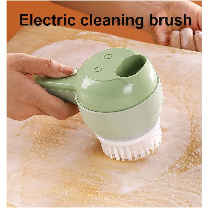 HIMOSKWA 4-in-1 Electric Food Chopper & Cleaning Set