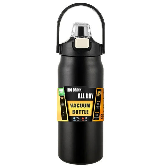 Classic Series Vacuum Bottle – 24H Cold & 12H Hot | BPA-Free Stainless Steel | White, Teal, Navy, Black, Olive