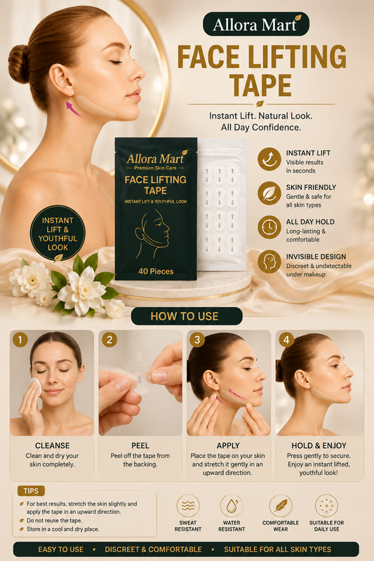 Face Lifting Tape – Instant Lift & Youthful Look | 40 Pieces