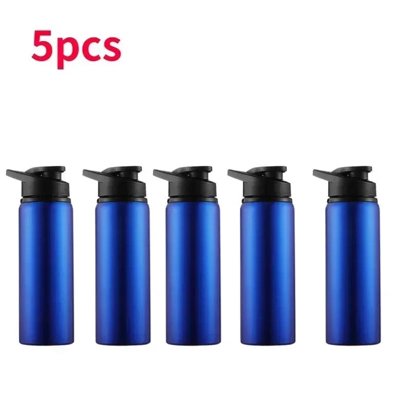 Stainless Steel Sports Water Bottle with Flip Cap – Leak-Proof | Black, Blue & Red