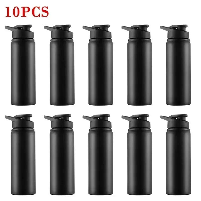 Stainless Steel Sports Water Bottle with Flip Cap – Leak-Proof | Black, Blue & Red