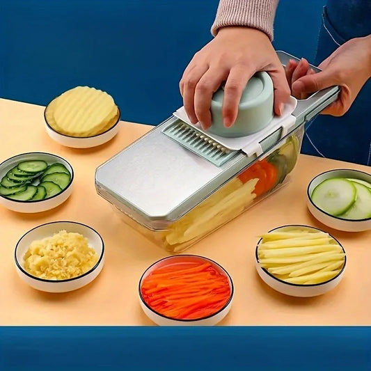 7-in-1 Mandoline Vegetable Slicer & Grater Set – Multi-Function Kitchen Tool