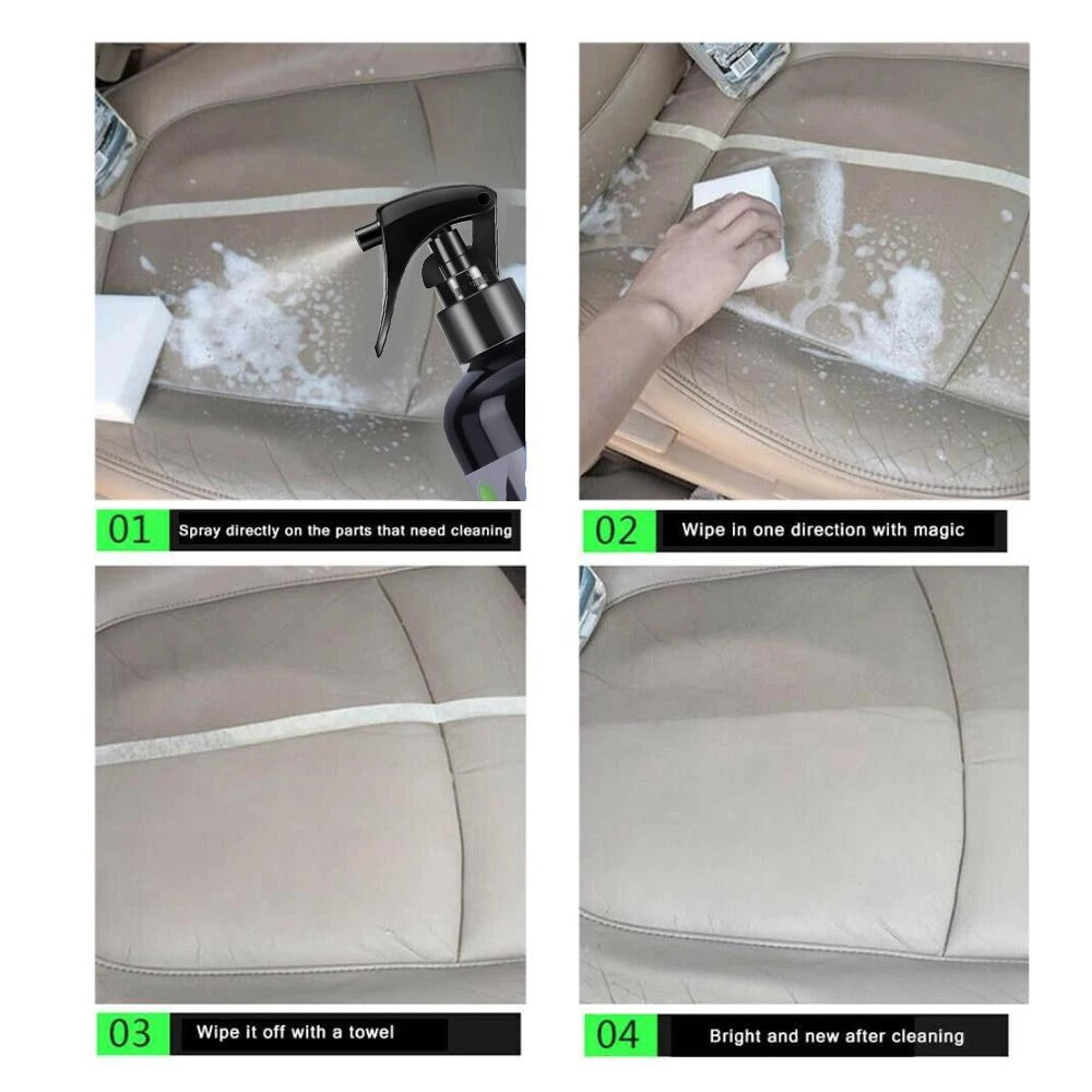 HGKJ S21 Neutral pH Car Interior Cleaner – Deep Clean Leather Seats, Dashboard & Door Panels | 50ml / 100ml / 300ml