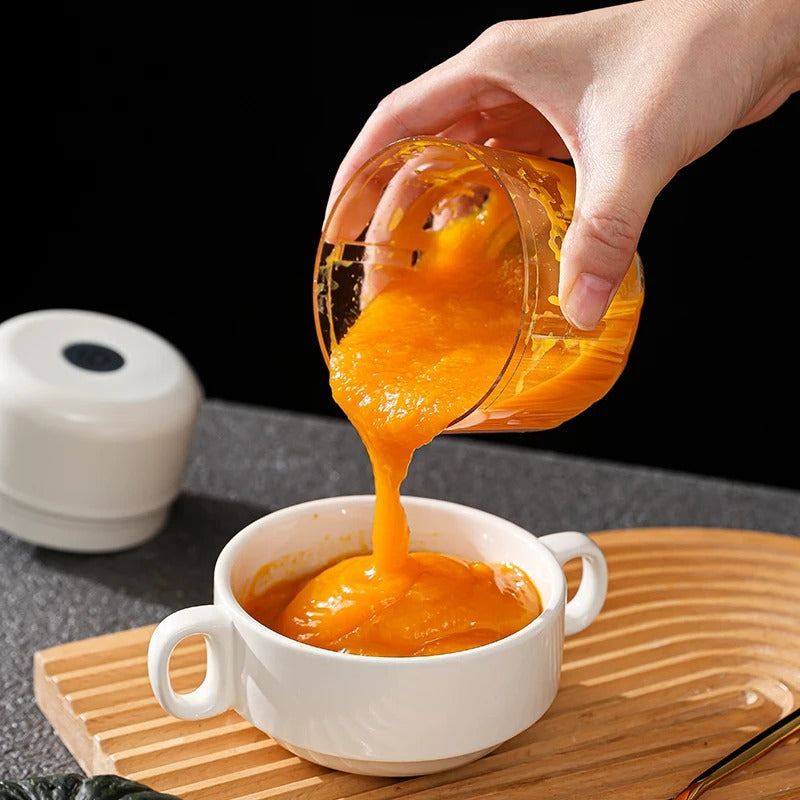 Mini Electric Garlic & Vegetable Chopper – USB Rechargeable