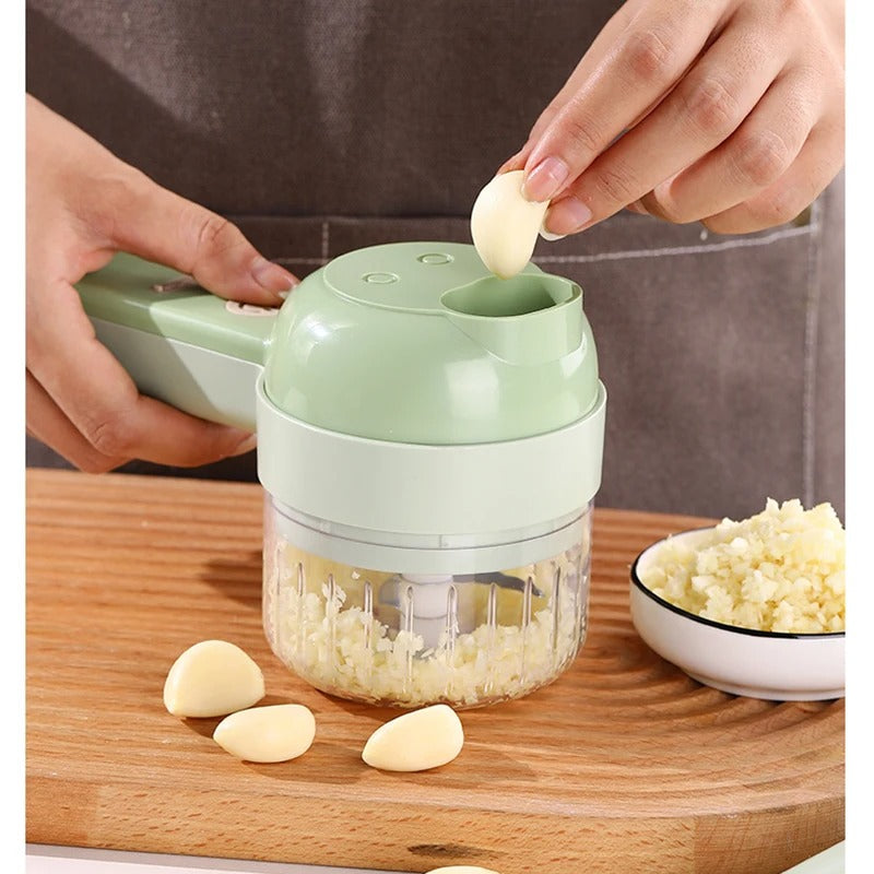 HIMOSKWA 4-in-1 Electric Food Chopper & Cleaning Set
