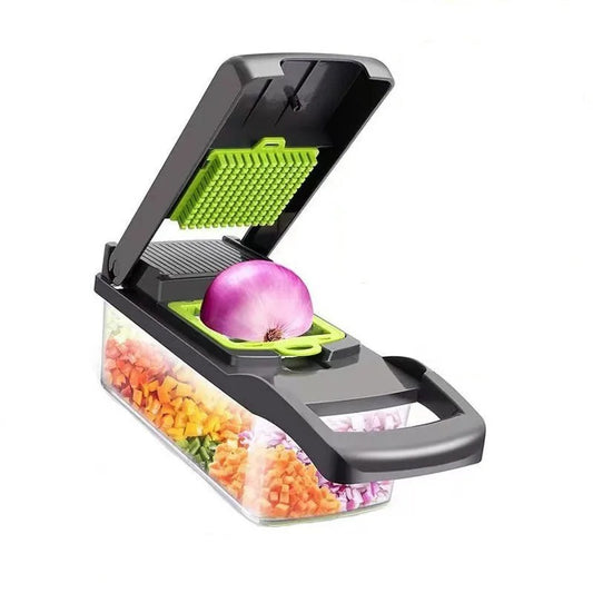 14-in-1 Multi-Function Vegetable Chopper & Dicer Set – Dicer, Slicer & Grater